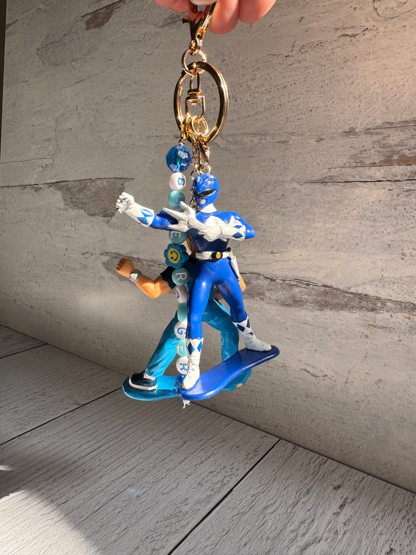 Blue Ranger Bag Charm 01